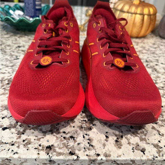 ASICS Men's Gel-Kayano 31 Running Shoes, 12.5, Cranberry/Habanero - Picture 3 of 7